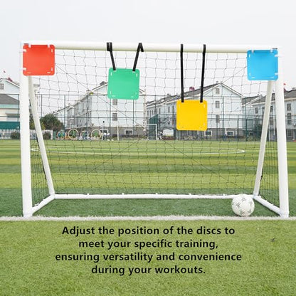 Soccer Goal Shooting Target Discs Sports Goal Reactive Agility Training: Enhance Accuracy and Agility for Lacrosse, Hockey, Soccer, Baseball