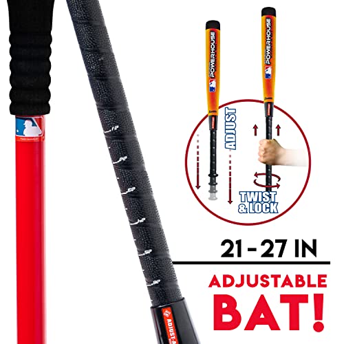 Franklin Sports MLB Adjust-A-Hit T-Ball Set Blue/Red, 5-18 Years Includes Tee, Ball, & Bat