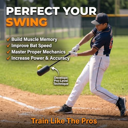 The Yellow Baseball Swing Trainer kit Includes 12 Training Balls and 1 Centrifugal Swing Trainer, as Well as a Rope Baseball Batting bat for Comprehensive Training.