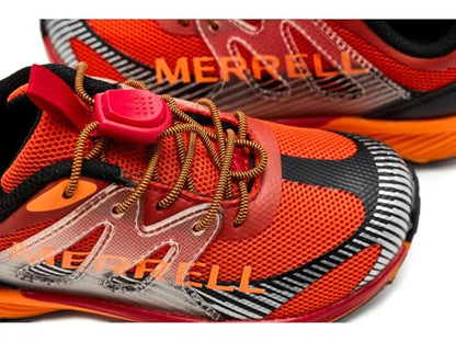 Merrell Kids' Agility Peak Kdz - color: Deep Orange/Black, size: 7 Big Kid
