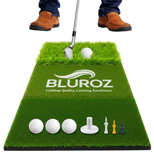 Premium Golf Practice Mats – Mini & Large Options for Hitting, Putting & Chipping | Indoor/Outdoor Training Sets - style: Mini