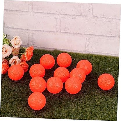 BESPORTBLE Golf Practice Equipment 12pcs Bulk Pack Indoor Training High Visibility Golfball Practice