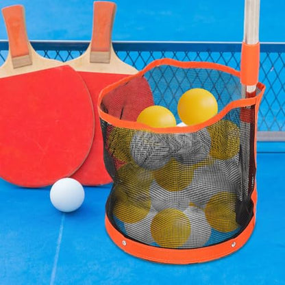 POPETPOP Table Tennis Ball Picker Adjustable 39-Inch Long Handle Lightweight Sports Ball Collector Convenient Table Tennis Tool for Practice and Game
