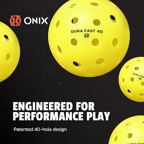Onix Durafast 40 Pickleball Top Performance Engineered for Championship Play True Flight Competitive Ball - color: Mixed