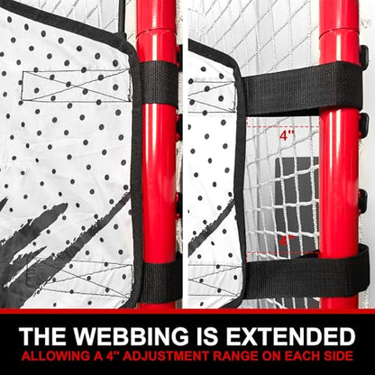 EALER Portable 54″ Steel Street & Ice Hockey Goal - HTG54 / Street Hockey Shooting Target - HTST20 - style: 54'' Shooting Target