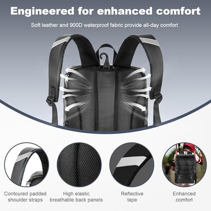 Softball Bag for Youth Adult, Large Leather Baseball Bat Backpack with Shoe Compartment, Waterproof Baseball Bag with Fence Hook for TBall Bat & Equipment