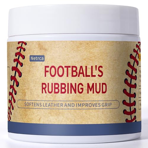Football Mud for Enhanced Grip & Darkening Leather, Reduces Shine on New Balls, Football Rubbing Mud Original Formula for Leather & Synthetic Game Balls