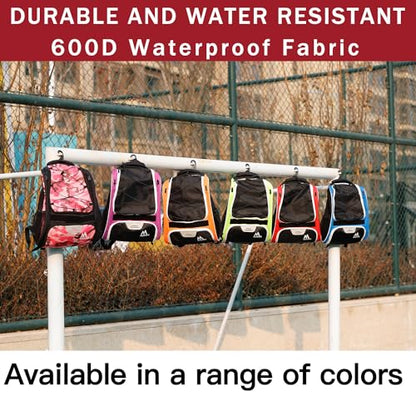 Hsmihair Baseball Bag-Baseball Backpack Holder for Baseball, Large Main Compartment,Softball Tball& Gear for Youth and Adults