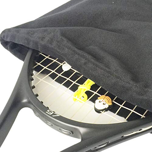 Mike Tennis Racquet Bag Soft Durable Lightweight Professional or Beginner Tennis Players Unisex Design for Youth and Adults Tennis Racquet Velvet Pouch
