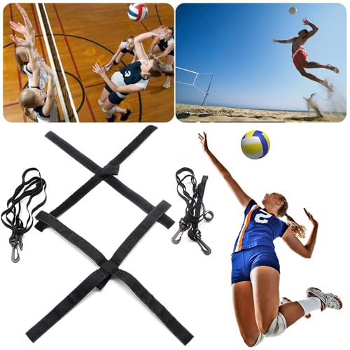 Volleyball Spike Trainer 2/5/10pcs Volleyball Attack Trainer Elastic Spike to Serve Set Pass Arm Speed Training Aid for Beginners Solo Training - size: 10pcs