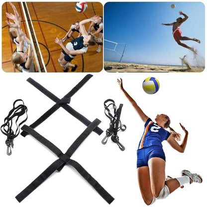 Volleyball Spike Trainer 2/5/10pcs Volleyball Attack Trainer Elastic Spike to Serve Set Pass Arm Speed Training Aid for Beginners Solo Training - size: 2pcs