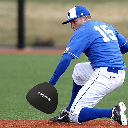 BaseGoal Softhands Foam Fielding Trainer Quik Hands Batting Baseball Infield Practice Two-Hands - color: Black - 2 Packs