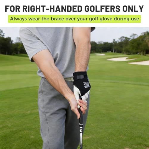 Golf Wrist Brace, Golf Wrist Training Aid for Hinge Trainer, Golf Swing Trainer - Correct Position & Develop Muscle Memory, Reduce Slices Hooks for Chipping Hitting - Training Equipment for Beginners
