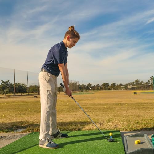 PATIKIL Golf Simulator Tees, Plastic Golf Tees Mat Practice Training for Outdoor Winter Turf Driving Range