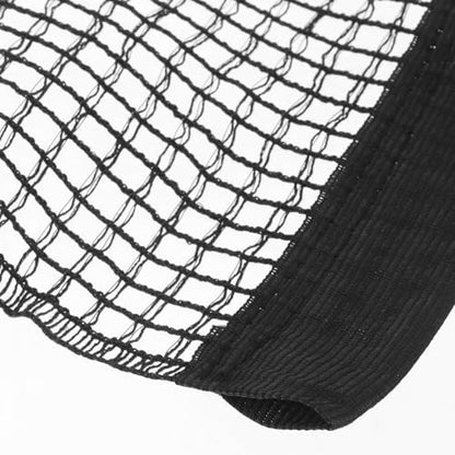 Balacoo Portable Table Tennis Net Black Polyester-Cotton Mesh Lightweight Foldable Accessory for Any Table Quick Setup Secure Tight Net for Consistent Ball Rebound Training