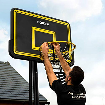 FORZA Basketball Shot Returner |180° Ball Return System for Rapid Shooting Drills – Easy Snap-Button Assembly – Compatible with All Basketball Hoops – Weatherproof & Durable Design
