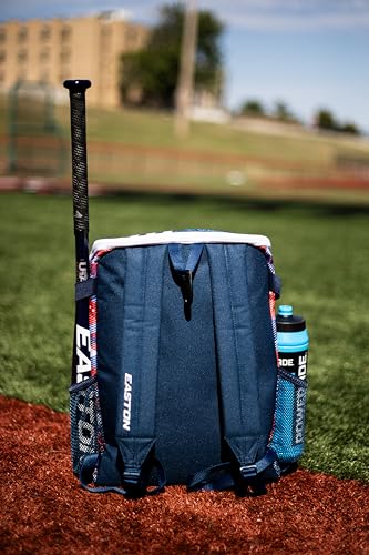 Easton | MOXIE Backpack Equipment Bag | Baseball / Softball | T-Ball / Rec / Travel | Multiple Styles - color: USA
