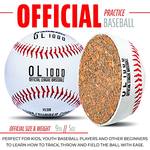 Franklin Sports OL1000 Practice Baseballs