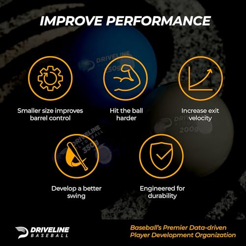 Driveline Baseball PlyoCare® Balls - 12 Heavy Weighted Hitting Practice Balls + Free 6-Week Program