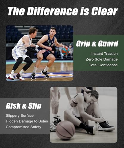 Basketball Grip Spray 4 OZ, 2 in 1 Restore & Improving Shoe Spritz Non-Sticky Sole Bottom Basketball Accessory