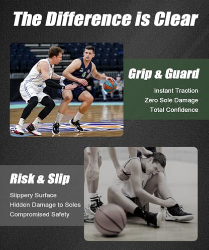 Basketball Grip Spray 4 OZ, 2 in 1 Restore & Improving Shoe Spritz Non-Sticky Sole Bottom Basketball Accessory