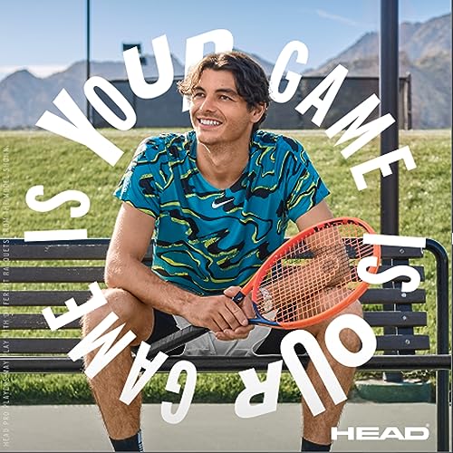 HEAD Ti. Radical Elite Tennis Racket - Pre-Strung Light Balance 27 Inch Racquet, Gray/Orange