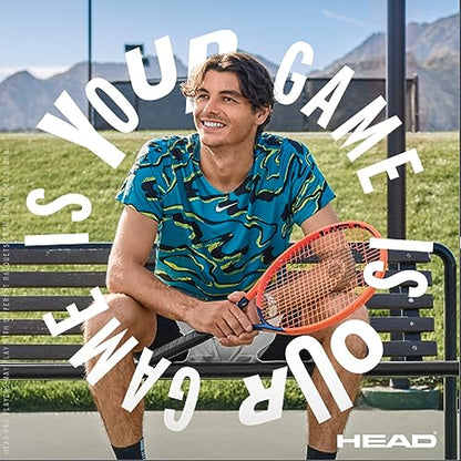 HEAD Ti. Radical Elite Tennis Racket - Pre-Strung Light Balance 27 Inch Racquet, Gray/Orange