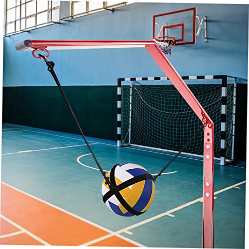 BESTonZON 1Set Volleyball Trainer Strap Adjustable Spike Training Tool for Practice for Serving Hitting and Jumping Skills Development Durable Volleyball