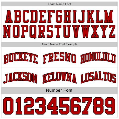Custom Reversible Basketball Jerseys Men Youth, Personalized Sports Shirts Team Uniforms Printed Name Logo Number - color: Black and White - Red