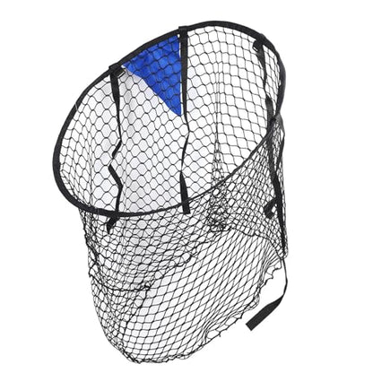 Foldable Football Goal Training Net, Soccer Target Throwing Net with Fixed Target Area, Sturdy Alloy Frame and Polyester Mesh for Accurate Passing Practice, Portable Ball Gate for