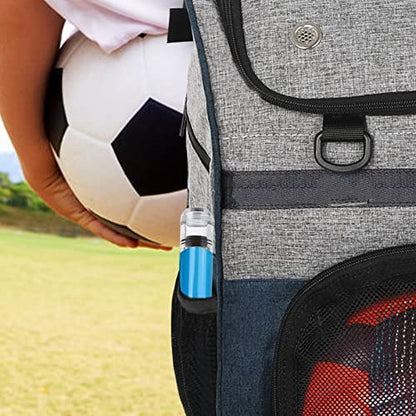 2PCS Ball Pumps with 5pcs Needles, Haploon Air Pump for Balls Portable Two-Way Quicker-Fill Hand Air Pump for Inflatables Soccer Basketball Volleyball Football Yoga Sport Balls Pool Floats Bike Tire
