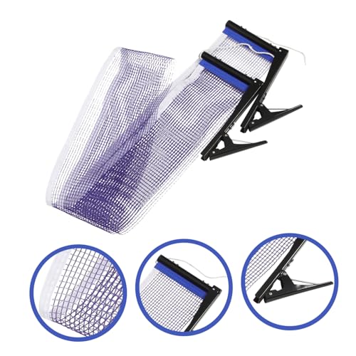 Table Tennis Net with Rack Portable Easy-Setup Replacement Net for for Family Fun and Practice Includes Durable Design for Enhanced Visibility