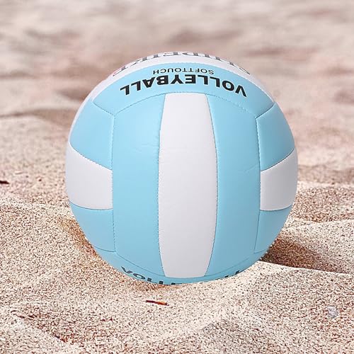 ABAJI Volleyball Official Ball Thicker PU Waterproof Anti-Explosion 15+ Years Kids Girls Boys Indoor Training Game Outdoor Sand Beach Pool Play Pump Needle
