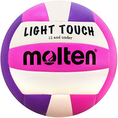 Molten Molten Light Touch Volleyball - color: Purple/Pink