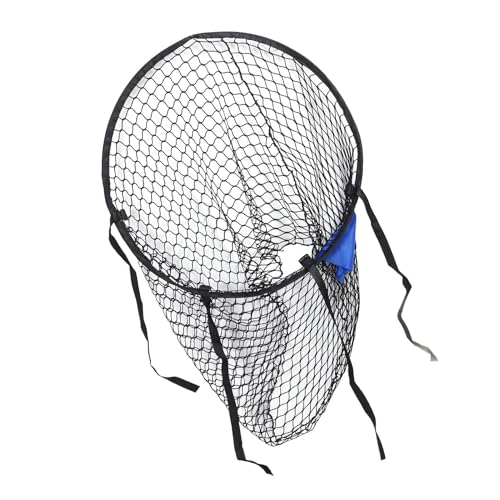 Foldable Football Goal Training Net, Soccer Target Throwing Net with Fixed Target Area, Sturdy Alloy Frame and Polyester Mesh for Accurate Passing Practice, Portable Ball Gate for