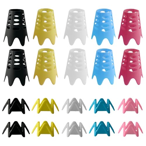 Plastic Golf Tees, Golf Simulator Tees for Home, Outdoor Indoor Golf Tees Simulator Practice Training, Golf Mat Tees for Winter Turf and Driving Range - color: Mixed Color