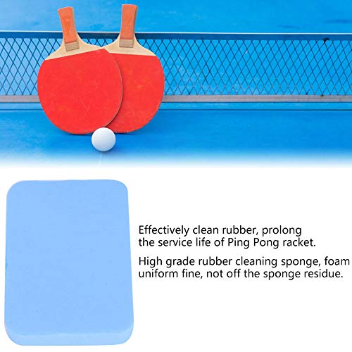Table Tennis Rubber Cleaner, High Grade Cleaning Sponge, Racket Cleaner with Super Water Absorption, Effectively Clean Rubber & Prolong Racket Life