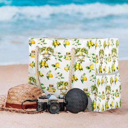 Beach Bag Waterproof Sand-proof Canvas Tote Lightweight Shoulder Bag Suitable for Family outdoor travel - color: D3