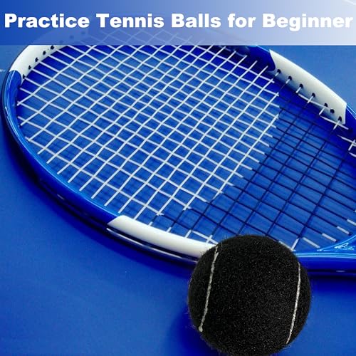 4 Pack Tennis Balls - Long Lasting Practice Balls for Tennis Beginners, Tennis Training Balls, Dog Fetch Toys - color: Green