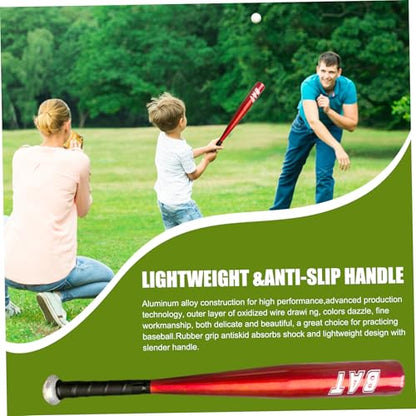 Baseball Bat 20 Inch Portable Sturdy Aluminum Alloy Metal Baseball Bat Stick Lightweight for Outdoor Practice Training