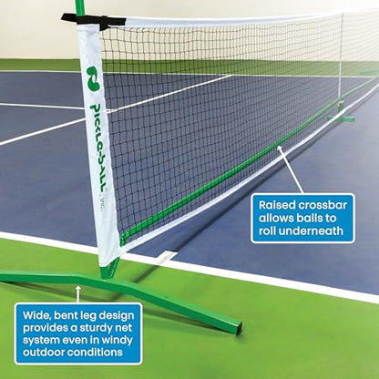 Pickleball 3.0 Tournament Net - Portable Lightweight Steel Construction for Outdoor Play - Durable Pickleball Net for Competitive and Recreational Use - Meets Tournament net Regulation