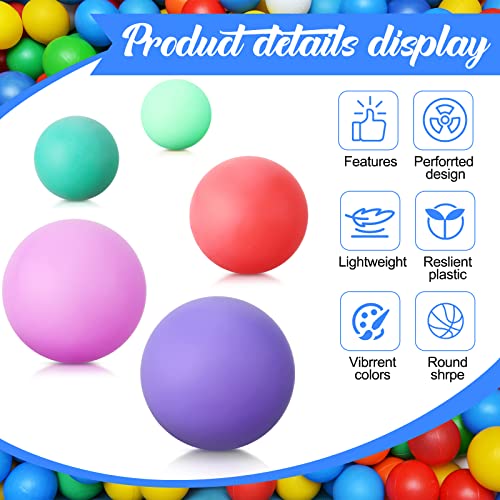 Chivao 200 Pieces Table Tennis Balls Washable Game Table Tennis Mini Plastic Balls for Pool Carnival Party Game - color: Colorful