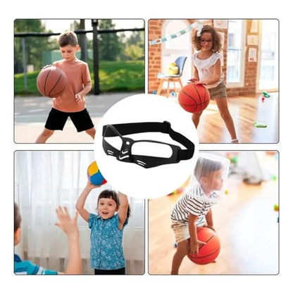 Dribbling Goggles Basketball 2PCS Lightweight Player Glasses - Basketball Practice Accessories for Youth Adults Kids - color: Blue
