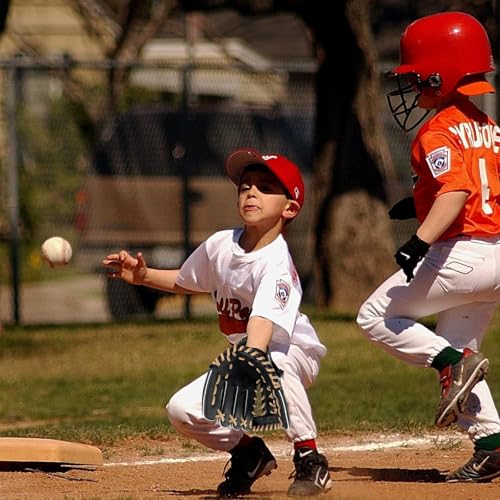 Baseball Glove,Baseball Softball Mitt with Ball for Kids Youth Adults Training and Beginner,Right Hand Throw,Left Hand Glove - color: Black Brown, size: 12.5"