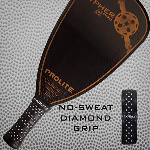 Prolite No-Sweat Diamond Grip for Pickleball Paddles, Racquetball, Squash, Platform Tennis, Badminton and More