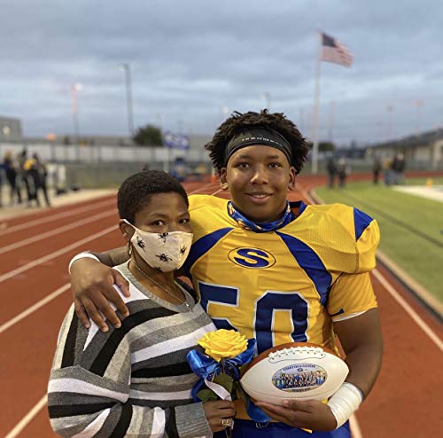 Personalized Custom Full 12 Inch Football | Regulation Size | Customized Trophy for Coach, Dad, Any Fan - style: Full Size Football without Base