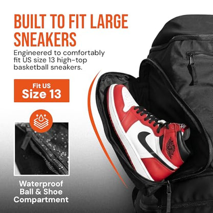 Basketball Bag Backpack with Shoe Compartment | Basketball Backpack Sports Bag | Large Basketball Accessories Backpack