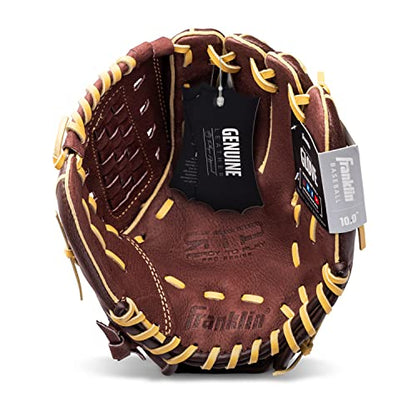 Franklin Sports Baseball Gloves - RTP Pro Adult + Kids Baseball Mitt - Outfield + Infield Gloves