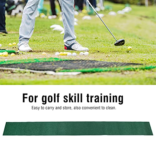 0.3x3m Golf Practice Putting Mat, Portable Golf Training Pad, Non - Slip Indoor Outdoor Hitting Mat with Dense Wool Surface for Beginners and Casual Players