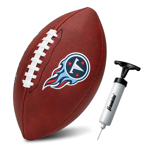 Franklin Sports NFL Football - Youth Junior Size Football for Kids - Official NFL Team Logo + Colors - Fan Shop Ball